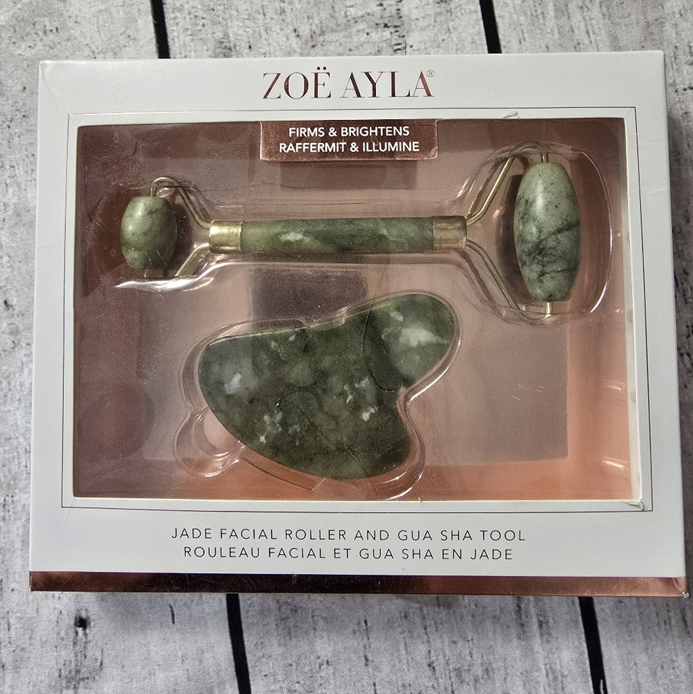 Zoe Ayla Facial Roller - jade